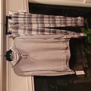 Women 2PC Set Pajamas Gray Med